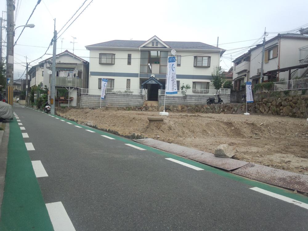 Local photos, including front road. Building plan example (A No. land) Building Price     14,880,000 yen, Building area 93.75 sq m