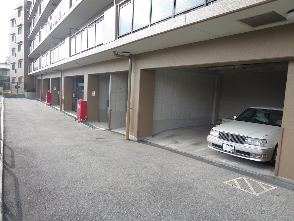 Parking lot. Common areas