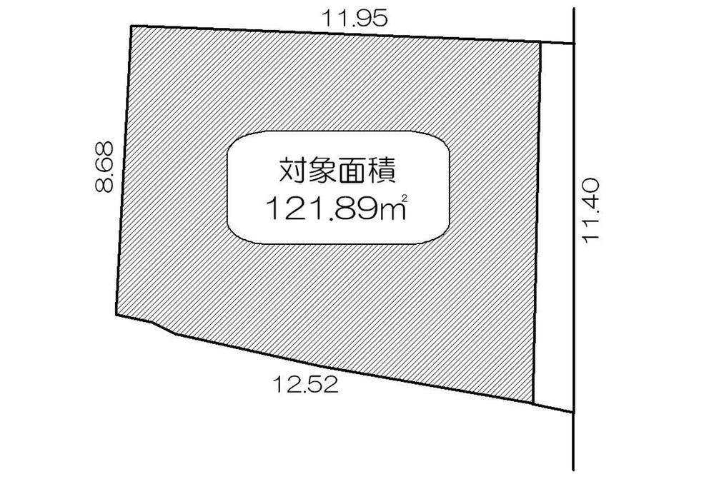 Compartment figure. Land price 28.8 million yen, Land area 132.71 sq m