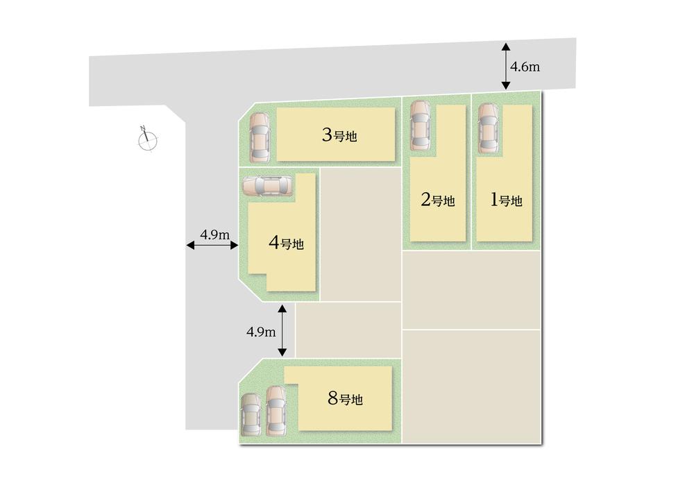 The entire compartment Figure. Of the total 8 compartment, This selling residential units 5 units