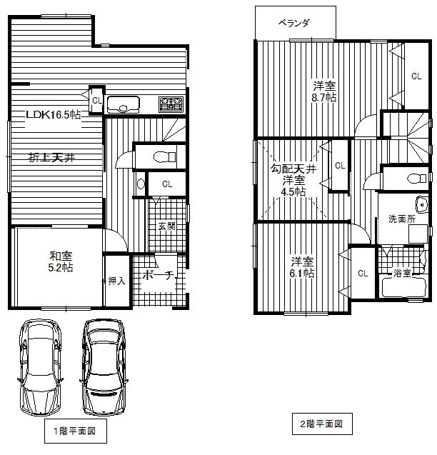 Floor plan. 39,800,000 yen, 4LDK, Land area 112.79 sq m , Building area 102.9 sq m