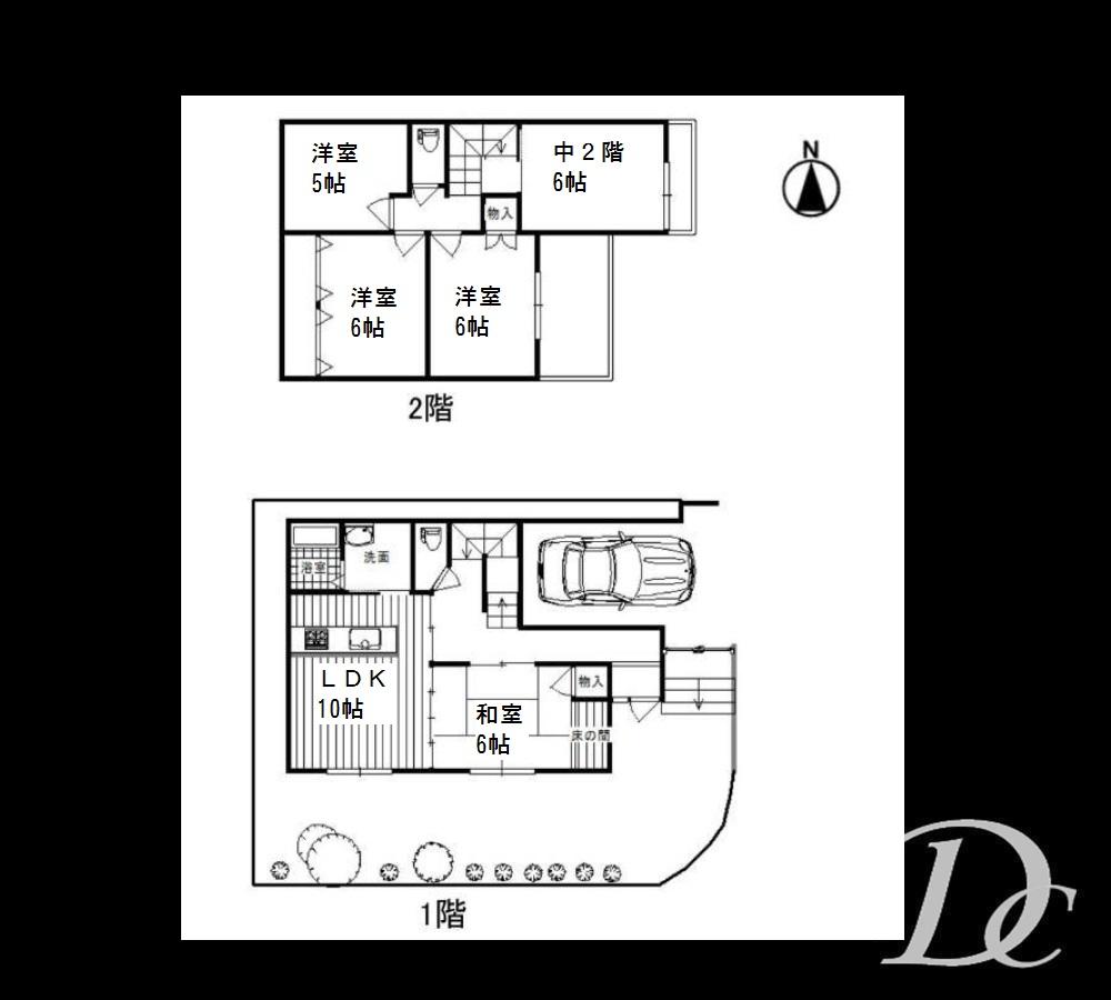 Floor plan. 26.5 million yen, 5LDK, Land area 142.84 sq m , Building area 96.48 sq m