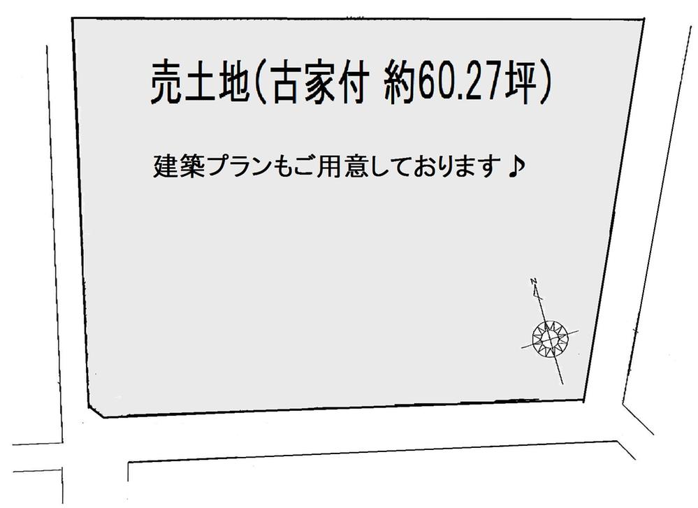 Compartment figure. Land price 24.5 million yen, Land area 199.25 sq m