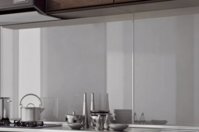 Kitchen.  [Enamel kitchen panel] Strongly to heat and moisture, Kitchen panel that can wipe dirt easily attached to the wall. The space you use every day, You can keep clean (same specifications)