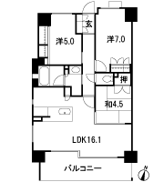 Floor: 3LDK, the area occupied: 71.6 sq m, Price: 32,470,000 yen
