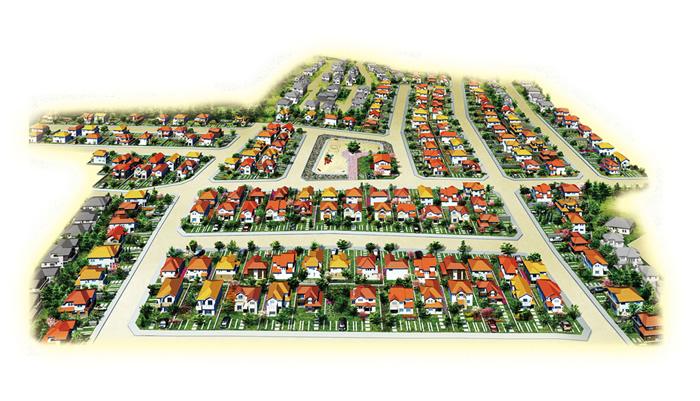 Other. 194 compartment Big Town! Big scale worthy to be called the city! Directing the streets there is a sense of open is a large blue sky clear some road width and. (Cityscape image illustration)