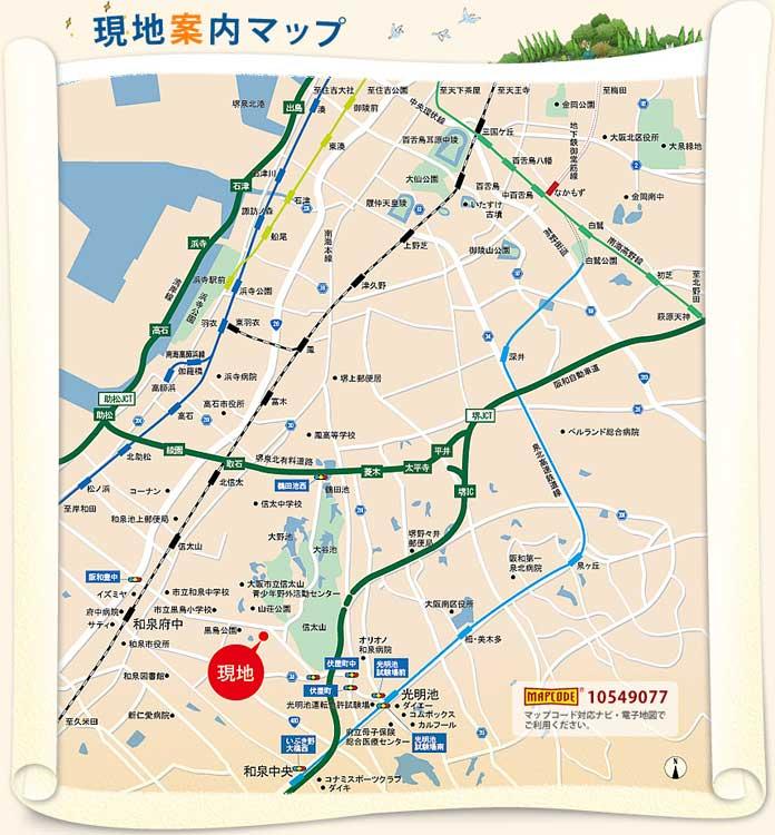 Local guide map