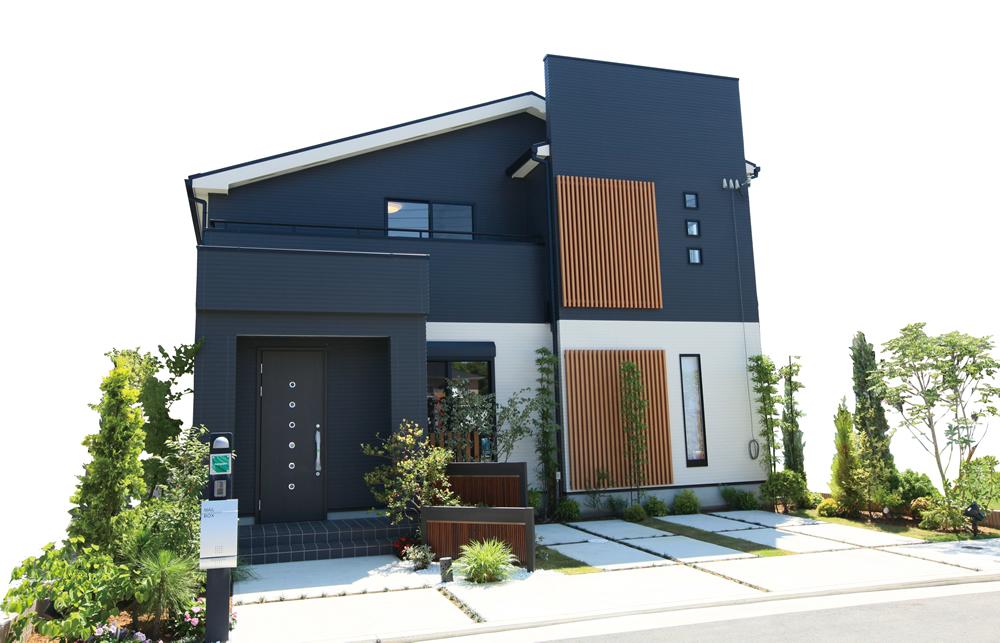 Local appearance photo. Storage enhancement! Modern house sum (No. 32 place local model house / In July 2010 shooting)