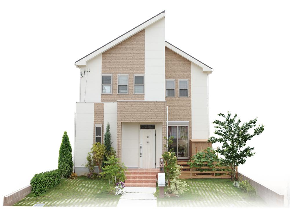 Local appearance photo. There is a large home garden, Mom-style house (170 Nos land local model house / In July 2010 shooting)