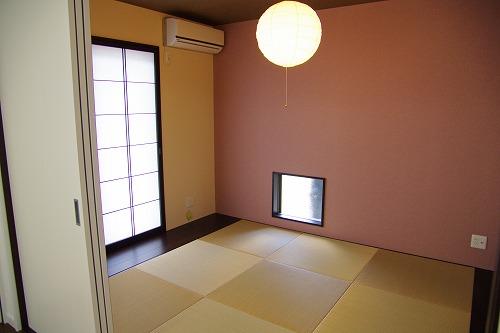 Building plan example (introspection photo). This is also Japanese-style room, which was to meet the customer needs. Offer a space of peace of mind to steep your visit. 