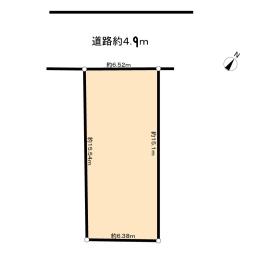 Compartment figure. Land price 14.8 million yen, Land area 100.51 sq m