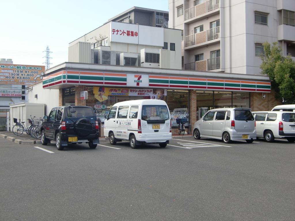 Convenience store. Seven-Eleven Izumiotsu Ikeura 1-chome to (convenience store) 624m