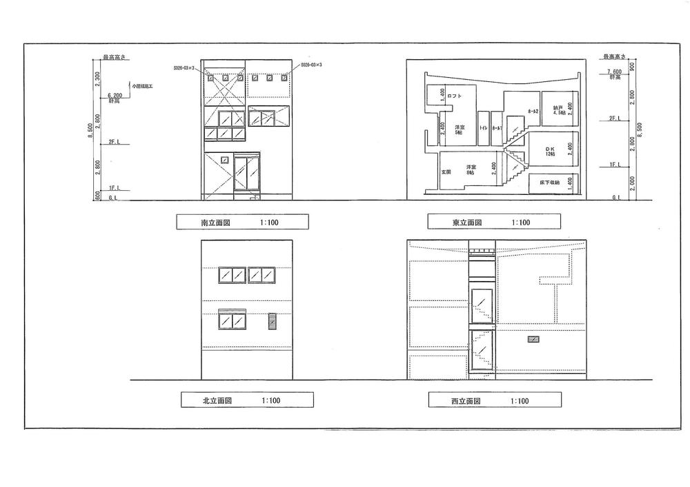 Rendering (appearance). Model elevational view