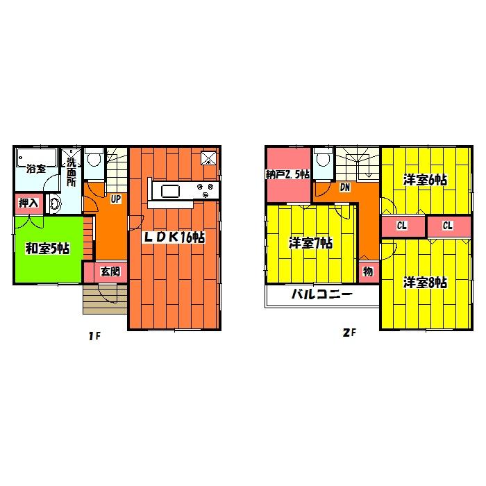Floor plan. 20,900,000 yen, 4LDK, Land area 100.24 sq m , Building area 100.03 sq m floor plan