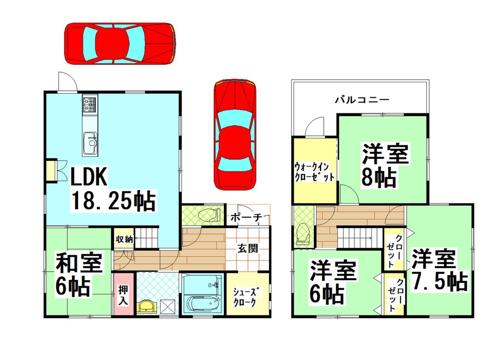 Floor plan. 25,800,000 yen, 4LDK, Land area 115.8 sq m , Building area 115.93 sq m   ☆ Floor plan drawings ☆  ☆ 35.06 square meters of 4LDK