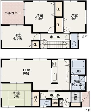 Floor plan. (No. 10 locations), Price 23.8 million yen, 4LDK, Land area 129.28 sq m , Building area 97.2 sq m