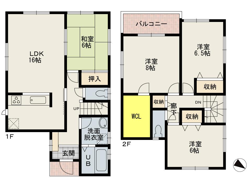 Floor plan. (No. 3 locations), Price 23.8 million yen, 4LDK, Land area 105.09 sq m , Building area 104.33 sq m