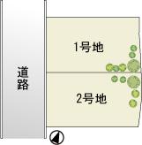 Compartment figure. Land price 12.1 million yen, Land area 123.35 sq m