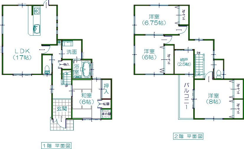 Floor plan. 23.8 million yen, 4LDK + S (storeroom), Land area 139.87 sq m , Is a floor plan of the building area 120.07 sq m 24 issue areas