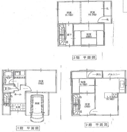 Floor plan. 10.8 million yen, 5LDK, Land area 41.02 sq m , Building area 88.57 sq m