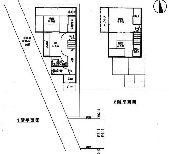 Floor plan. 6.5 million yen, 3DK, Land area 46.16 sq m , Building area 49.48 sq m