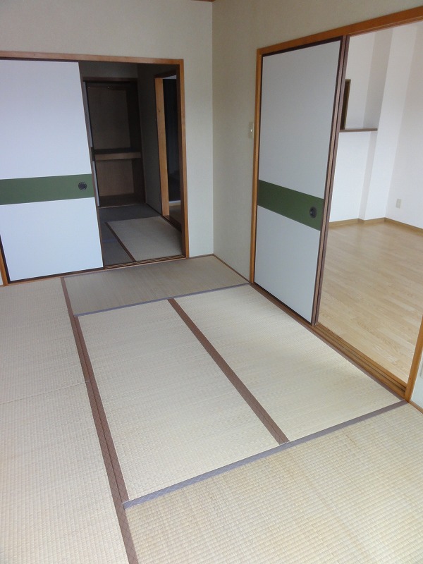 Other room space. Tatami Tsuzukiai. Really useful when your relatives came.