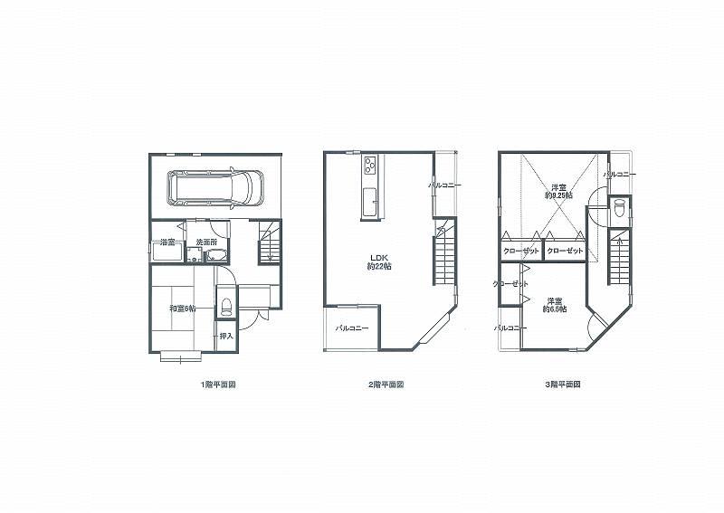 Floor plan. 18,800,000 yen, 3LDK, Land area 50.18 sq m , Building area 115.02 sq m