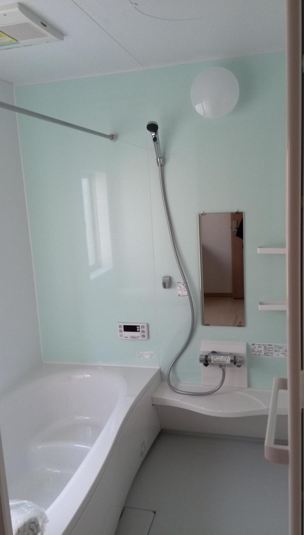 Bathroom. Pastel color of bright bath