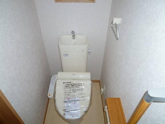 Toilet. Bidet function with toilet.