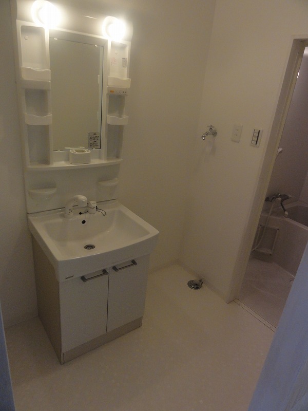 Washroom. With shampoo dresser.