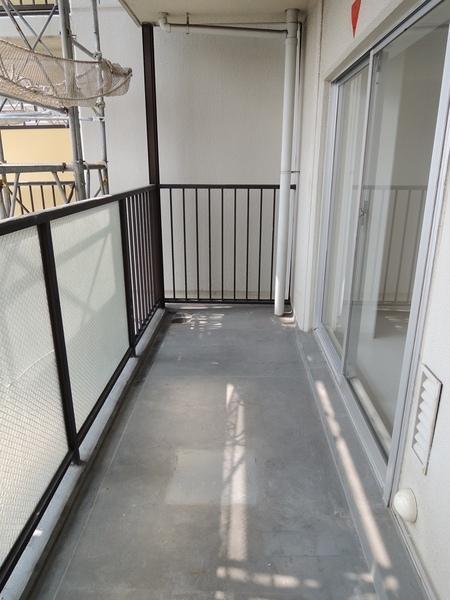 Balcony. South-facing balcony. Really bright