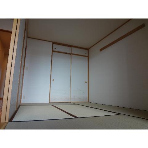 Living and room. There is a closet in the Japanese-style room