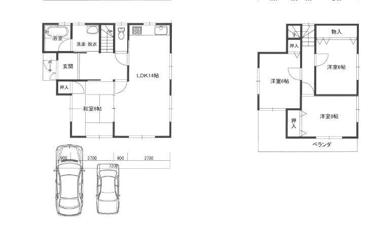 Floor plan. Price 30,100,000 yen, 4LDK, Land area 139.64 sq m , Building area 89.91 sq m