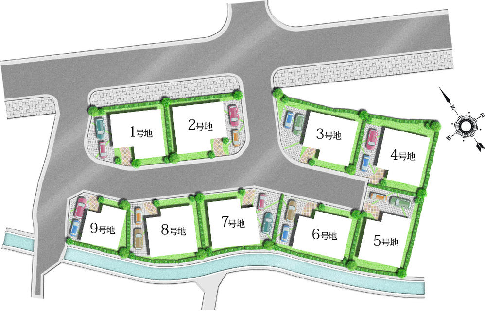 The entire compartment Figure. Site area of ​​45 square meters or more of the room. Limited 9 compartment.