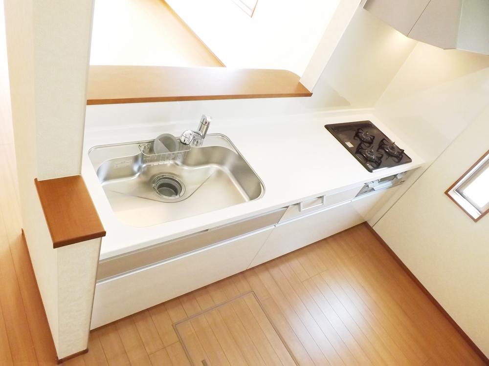 Kitchen. Local photo (kitchen) Slide storage! Water purifier with shower!