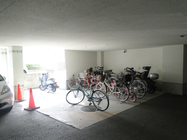 Other common areas. Bicycle parking is also covered