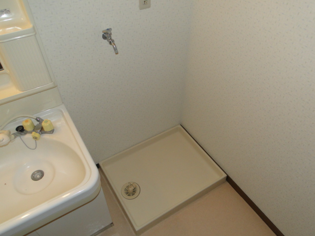 Washroom. This basin dressing room of with in-room laundry bread