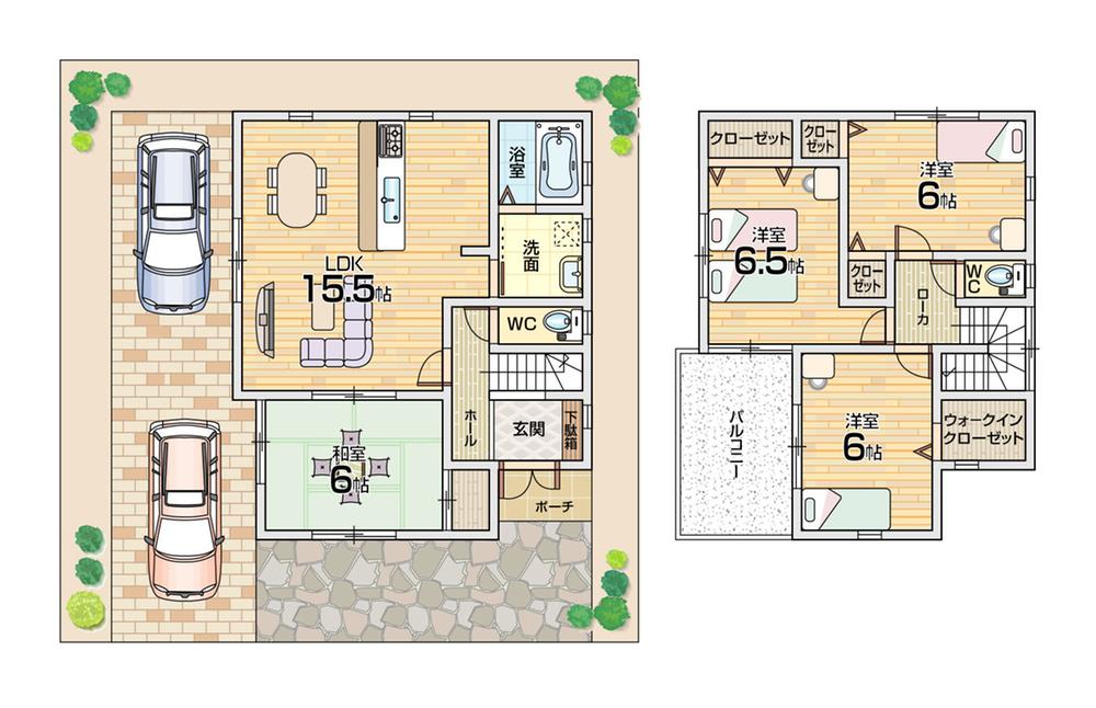 Floor plan. 24,900,000 yen, 4LDK, Land area 102.25 sq m , Building area 93.15 sq m floor plan
