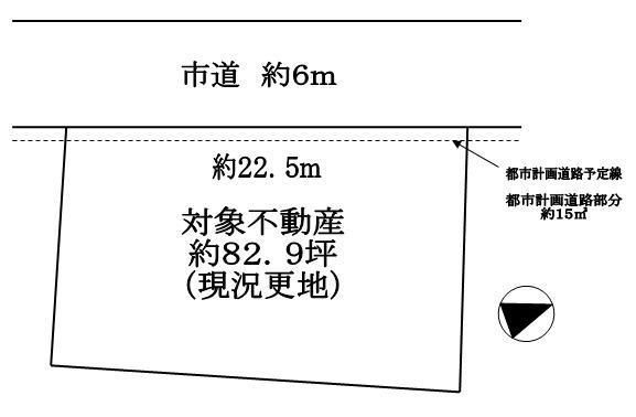 Compartment figure. Land price 29,800,000 yen, Land area 274.38 sq m