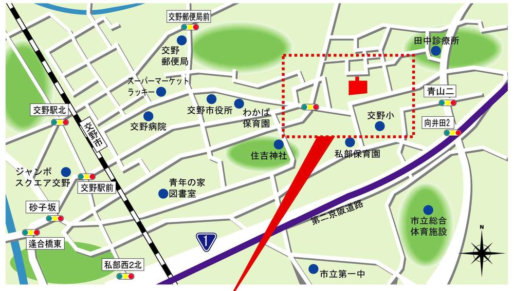 Local guide map