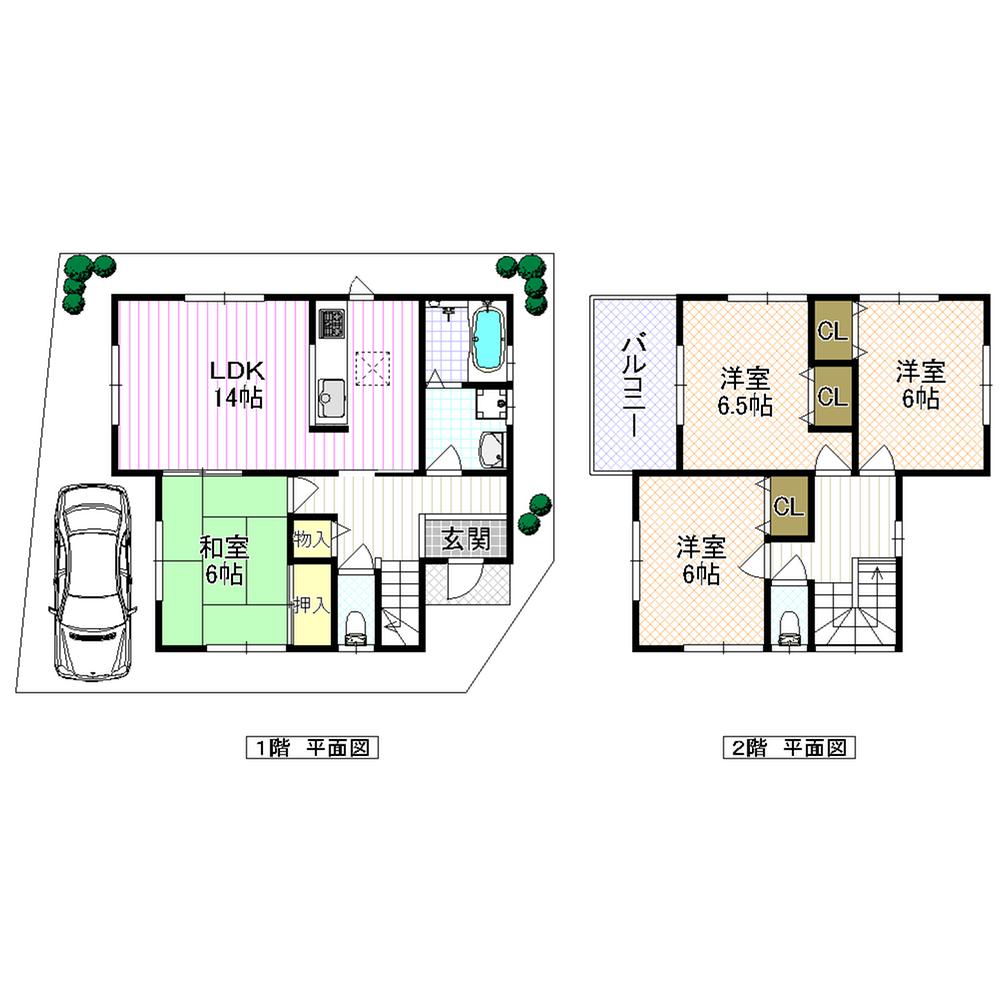 Floor plan. (No. 1 point), Price 24,800,000 yen, 4LDK, Land area 100.55 sq m , Building area 96.05 sq m