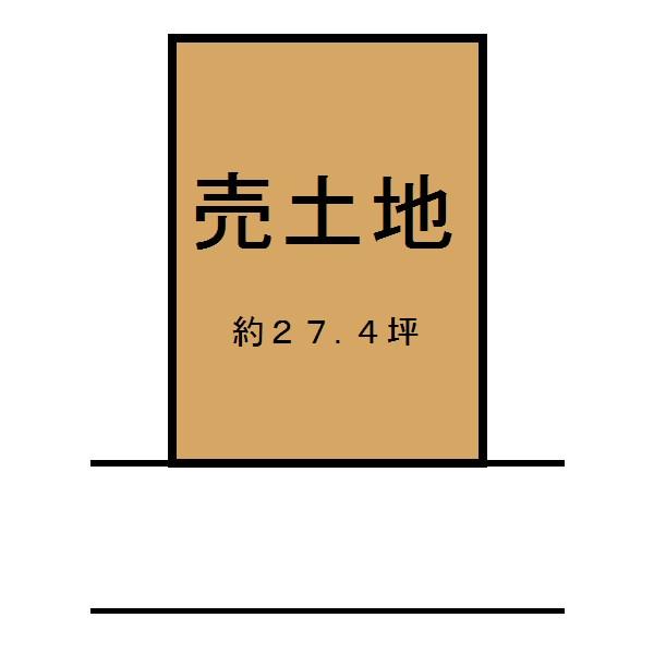 Compartment figure. Land price 17 million yen, Land area 90.58 sq m