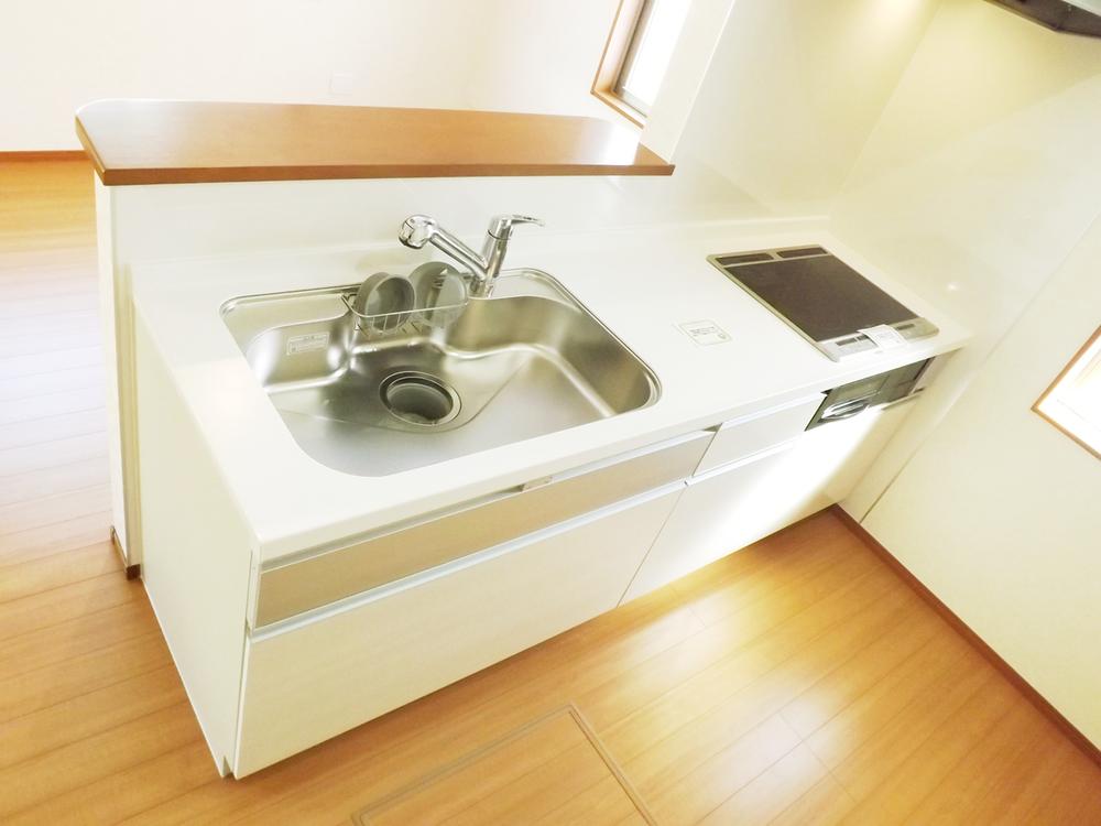 Kitchen. Local photo (kitchen) Slide storage! Water purifier with shower!