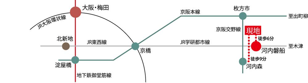 JR Gakkentoshisen, 2WAY access of Keihan Electric Railway Katanosen