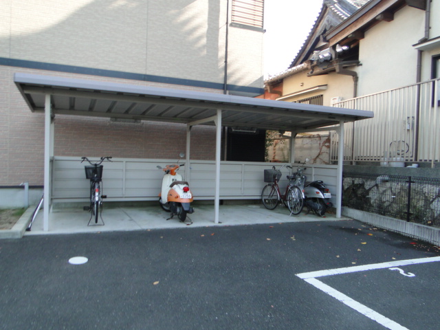 Other common areas. There is also a tenants dedicated bicycle parking