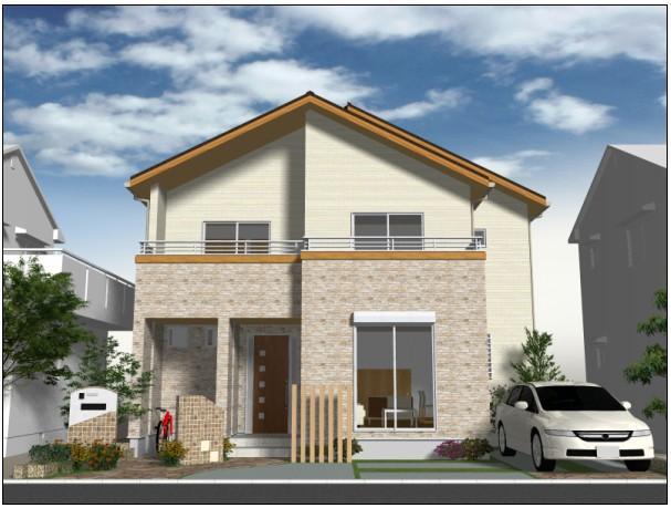 Building plan example (Perth ・ appearance). Arora home appearance Perth