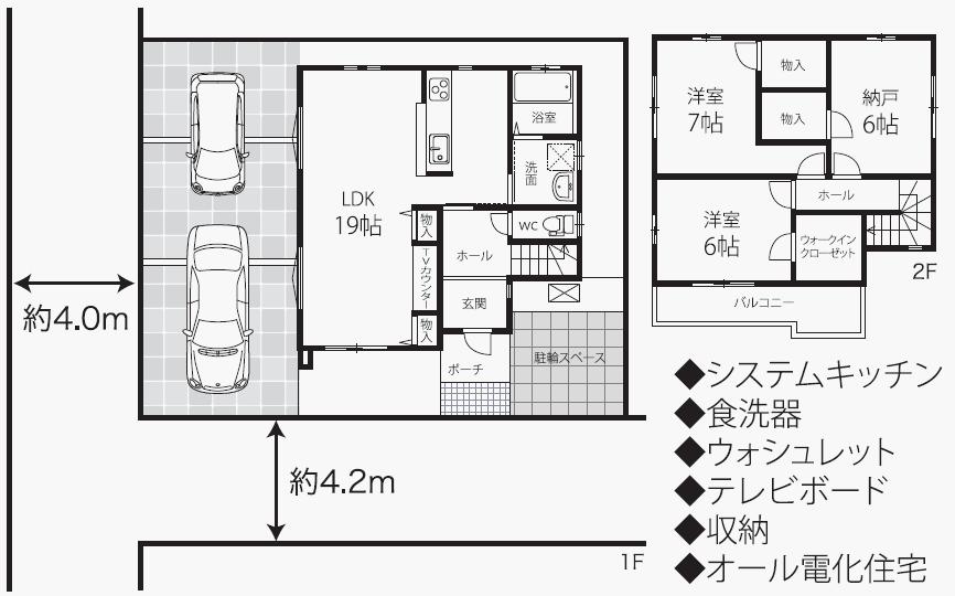 Floor plan. 24,800,000 yen, 3LDK, Land area 144.84 sq m , Building area 93.56 sq m