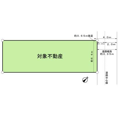 Compartment figure. Osaka Prefecture Kishiwada Bessho-cho 3-chome