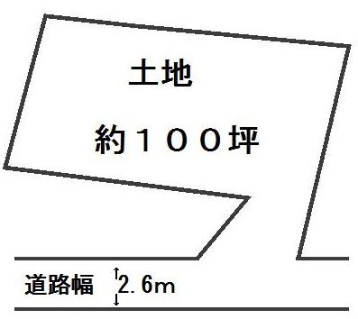 Compartment figure. Land price 5 million yen, Land area 330.57 sq m