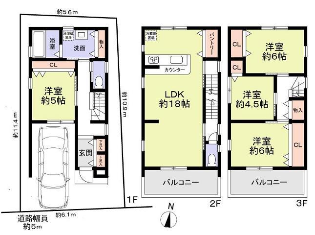 Other building plan example. Building plan example building price 15,870,000 yen, Building area 99.95 sq m  